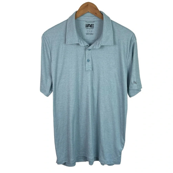 PO9 NWT Mens American Eagle Lightweight Recycled Poly Polo Shirt XL $30 - Picture 1 of 5